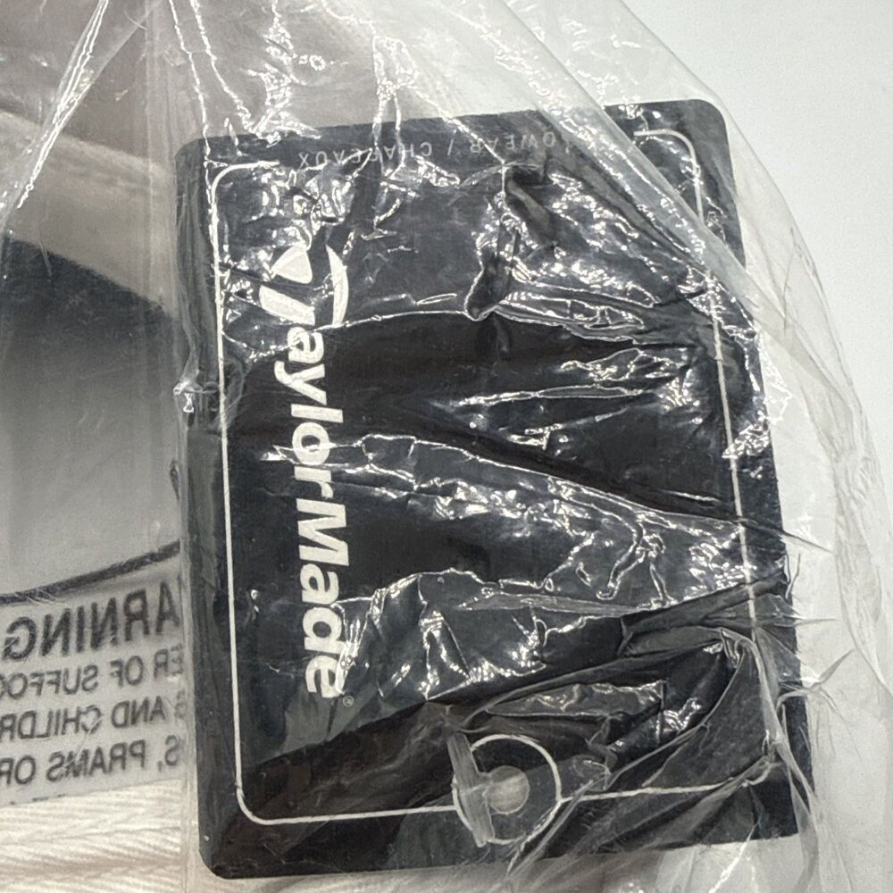 TaylorMade High Crown Golf Visor - Men's Adjustable - White - NWT M3 M4 - Picture 6 of 7
